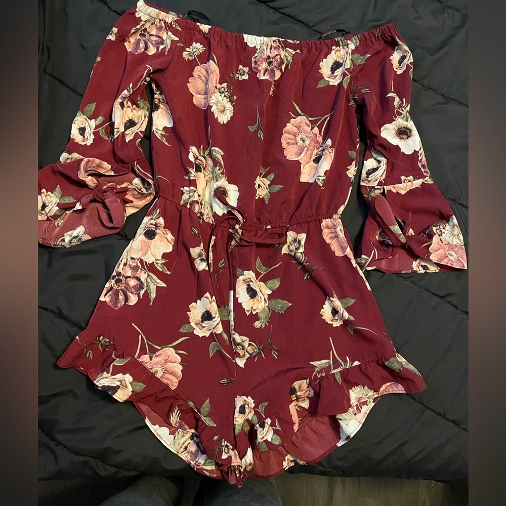 Off the shoulder romper